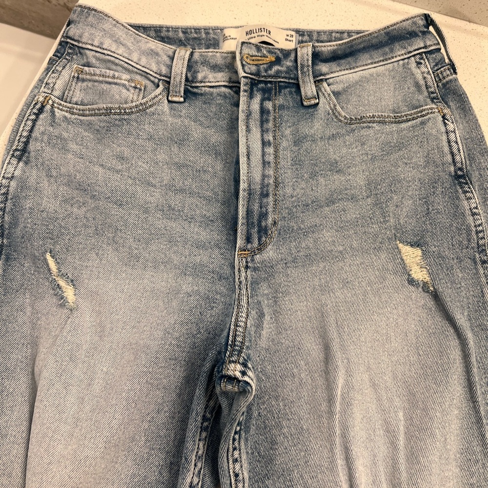 Hollister Women's Light Blue Jeans